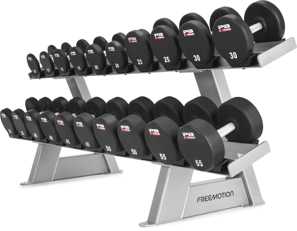 TWIN TIER DUMBBELL RACK