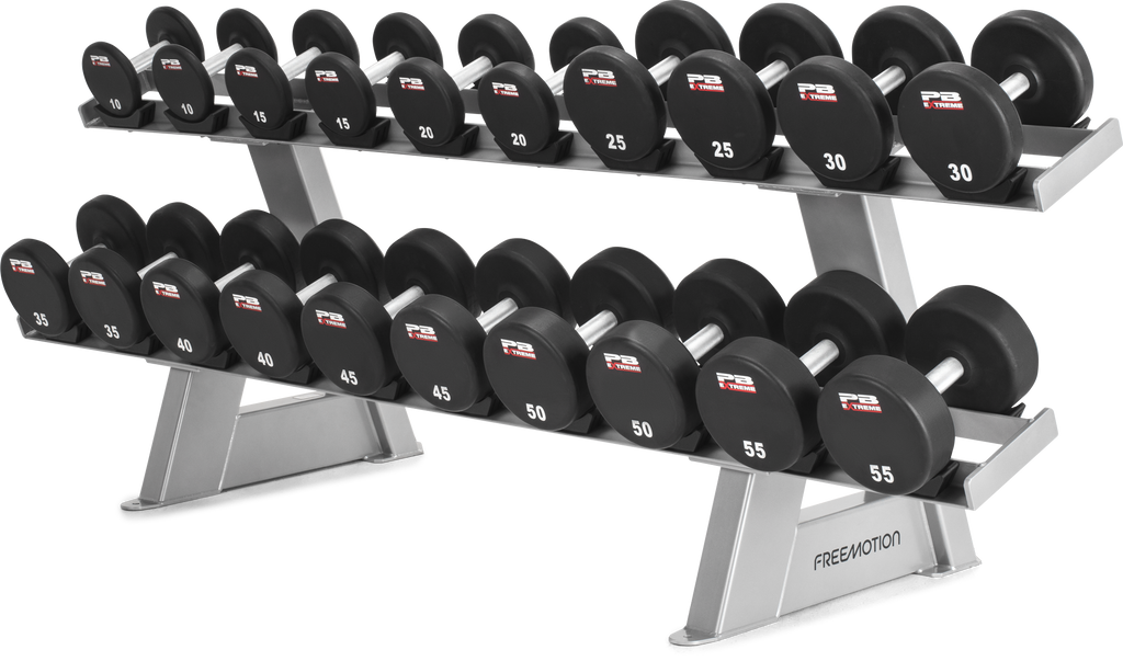 TWIN TIER DUMBBELL RACK