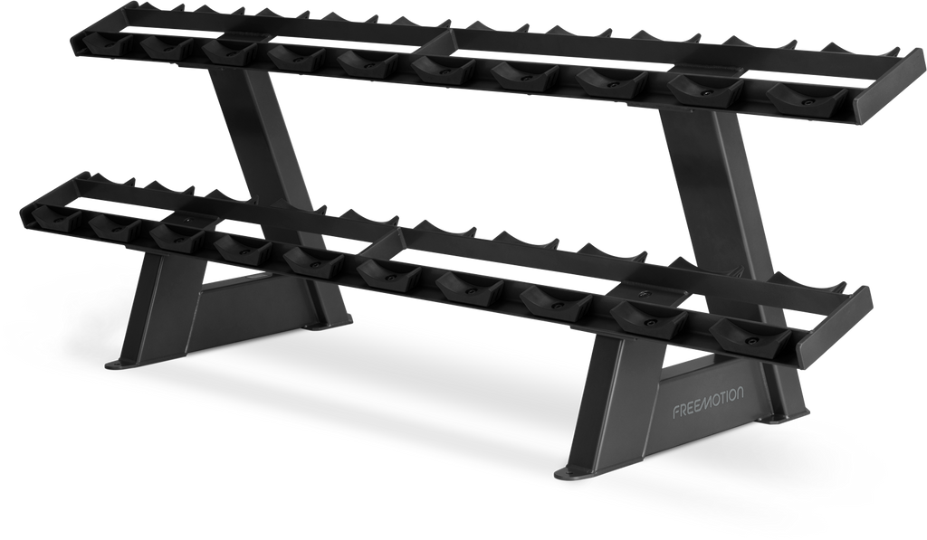 TWIN TIER DUMBBELL RACK